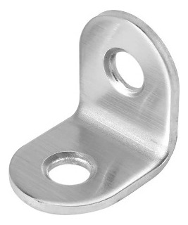 Paquete 25pzas Esquinero L Angulo Soporte Metálico 2 Cm