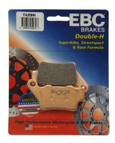 Ebc Brakes Fa 213hh Pastilla De Freno De Disco De Aleación D