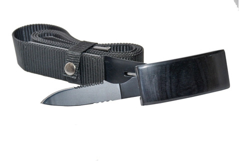 Imagen 1 de 7 de Cinto Cuchillo Táctico Oculto Daga Defensa Personal Policial