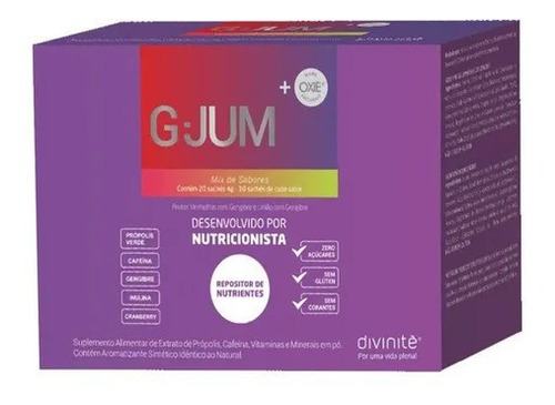 G-jum Mix De Sabores 20 Sachês - Divinite