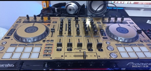 Adesivos Skin Gold P/ Controladora Pioneer Ddj-sx Ou Sx2 Sx3