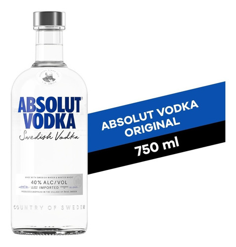 Vodka Absolut 750 Ml.