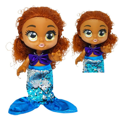 Muñeca Baby Princesa Compatible Con Ariel La Sirenita 2
