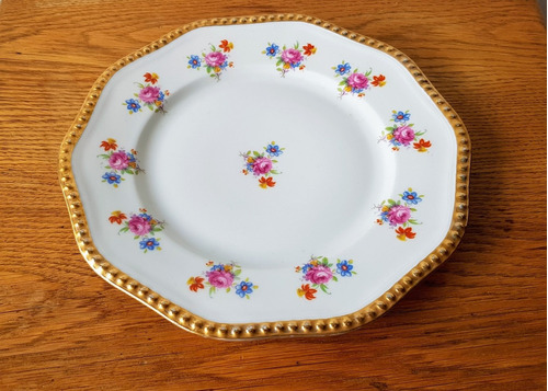 Plato De Masas Porcelana Alemana Rosenthal Bavaria 1921-22