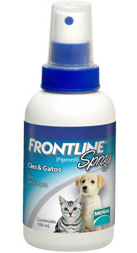 Antipulgas E Carrapatos Frontline Spray Para Cães E Gatos - 