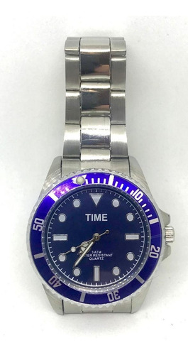 Relojes Time Mod Submariner Metal 3atm Para Hombre Liniers