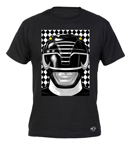 Polera Power Rangers Black