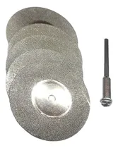 Comprar 5 Disco 35mm Diamantados Y Vastago Para Dremel Y Otros