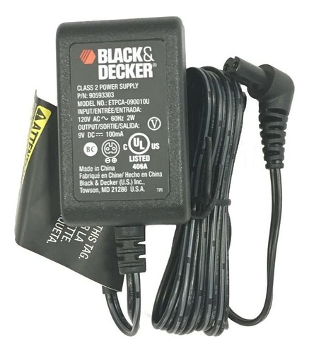 Black &amp; Decker  Cargador Para Desarmador