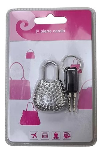 Candado Pierre Cardin Llaves Bolso Cartera Valija 61.7526