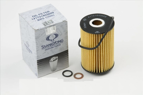 Imagen 1 de 5 de Filtro De Aceite Original Ssangyong Korando G20d