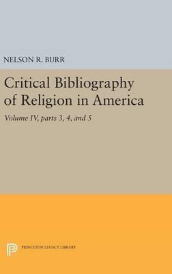 Libro Critical Bibliography Of Religion In America, Volum...