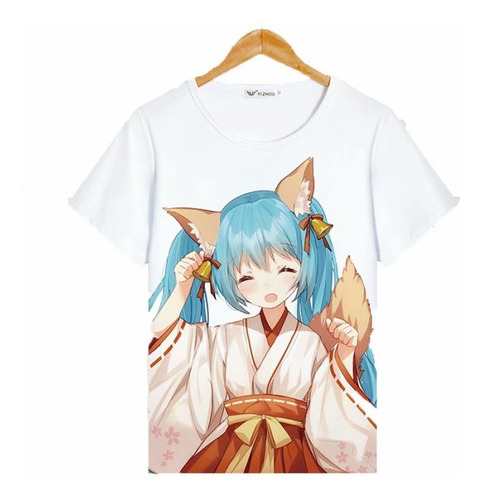 Hatsune Miku - Playera De Verano, Color Amarillo