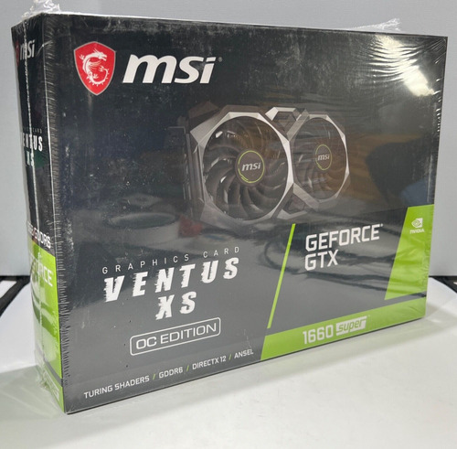 Msi Gaming Geforce Gtx 1660 Super Ventus Xs 