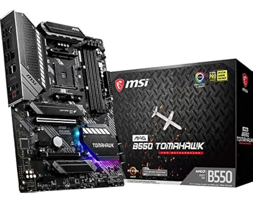 Placa Base Msi Mag B550 Tomahawk Am4, Rgb, Pcie 4.0