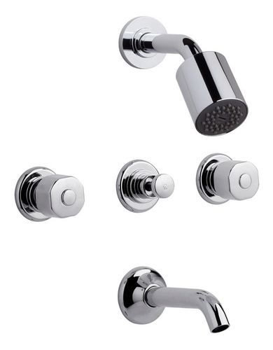 Imagen 1 de 6 de Grifería Fv Arizona Plus Para Bañera Y Ducha Cromo 103/b1
