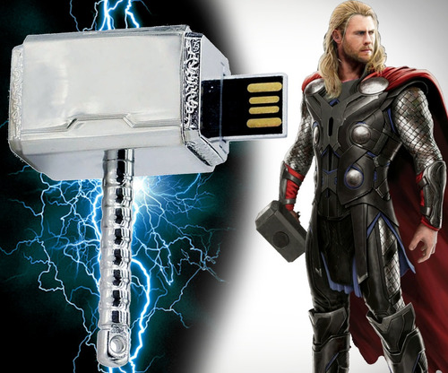 Usb Del Martillo Thor Dios Del Trueno - Avengers Superheroes