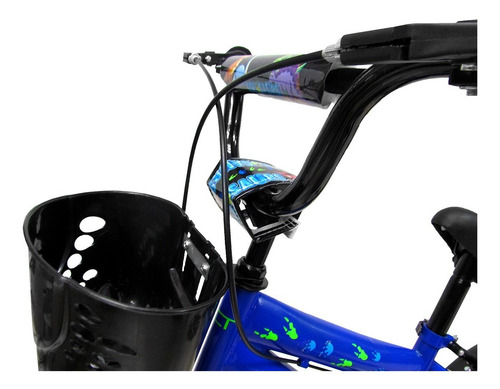 Imagen 6 de 9 de Bicicleta Rin 12 Deluxe Plt Dinosaurios Para Niños