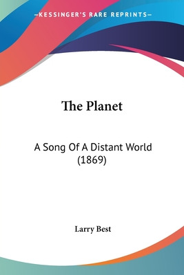 Libro The Planet: A Song Of A Distant World (1869) - Best...
