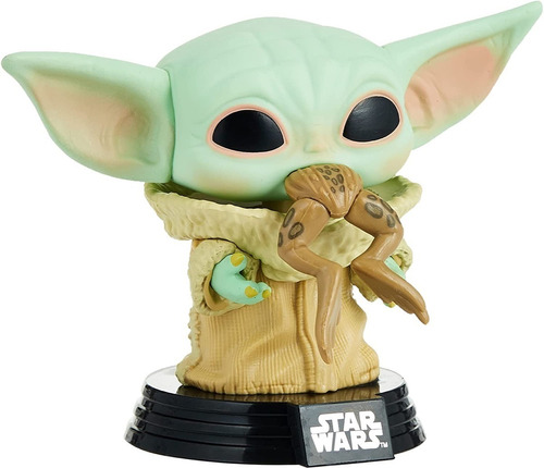 Funko Pop #379 El Mandaloriano Baby Yoda Rana Caja Dañada