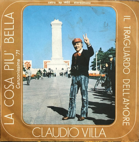 Disco De Vinilo 45 Rpm Estereo Claudio Villa La Cosa Piu