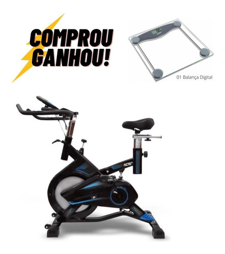 Imagem 1 de 6 de Bicicleta Spinning Acte E17 Pro