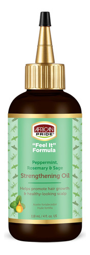 African Pride Feel It Formula, Aceite Fortalecedor Con Menta