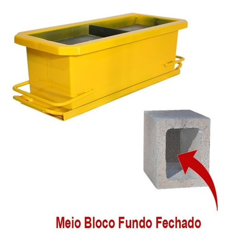Imagem 2 de 6 de Kit Misto N14 Forma Canaleta E Meio Bloco Fechado Gastrobel