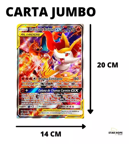 Jogo cartas - Box Pokémon - Geração Aliados - Charizard e Braixen