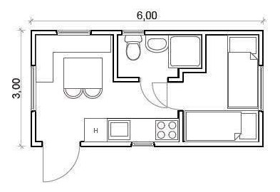 Casa Modular Prefabricada Bdm Tiny House Patagonia