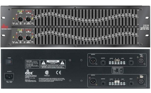 Equalizador Dbx 2231v Stéreo 31 Bandas 2 Canais (110v)