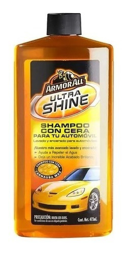 Armor All Shampoo Lava Auto Con Cera Ultra Shine 473ml