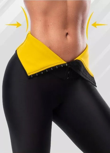 Leggins Neopreno Broches Reduce Abdomen Gym Deporte