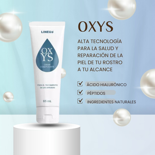 Crema antiarrugas oxys facial día noche para todo tipo de piel de 195mL x 3 unidades