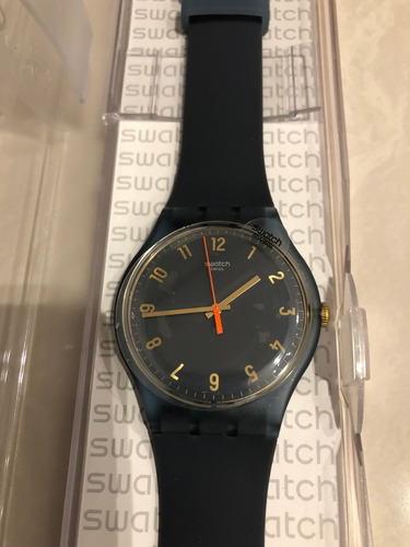 Relógio Swatch Azul Marinho Modelo Suom105-2