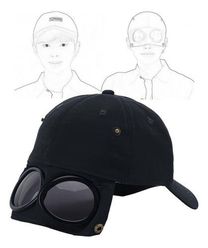 A Gafas De Sol Gorra De Béisbol Gafas Gorra Con Visera
