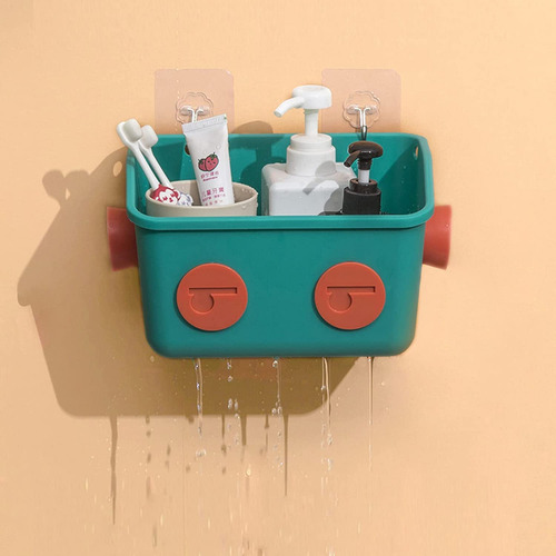 Organizador Regadera De Almacenamiento Juguetes De Baño Color multicolor