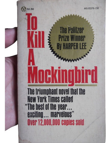 To Kill A Mockingbird Harper Lee En Ingles Premio Pulitzer