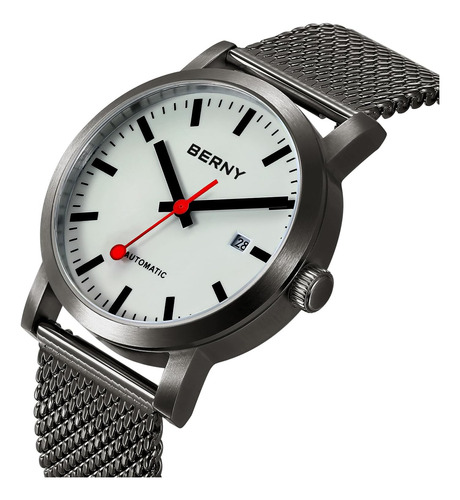 Berny Reloj Automático Clásico Para Hombres Reloj De Pulsera