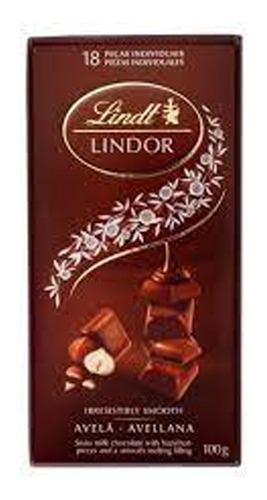 Chocolate Lindt Lindor Relleno Cremoso Caramelo Avellana 100
