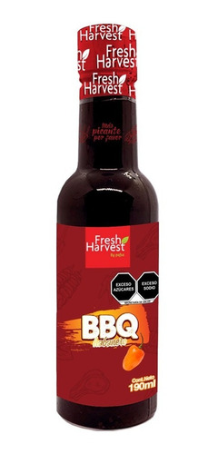 Salsa Bbq Habanero 190ml Caja Con 25pz Fresh Harvest