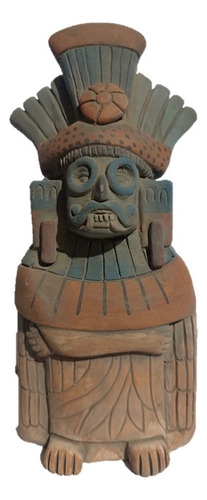 Artesanía De Barro Tlaloc Azteca