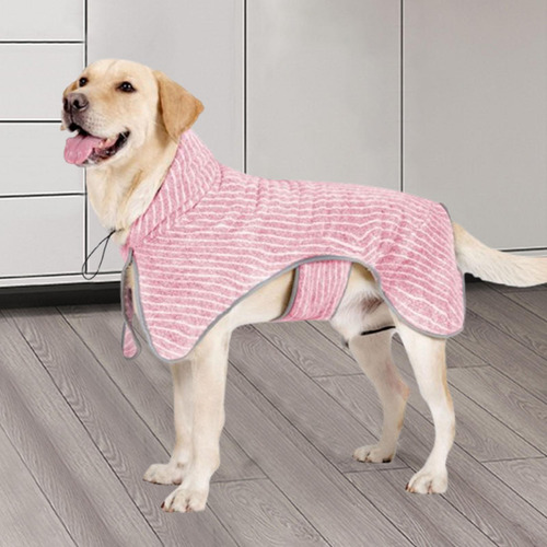 Albornoz Para Perro, Suave, Ajustable Y Acogedor Con