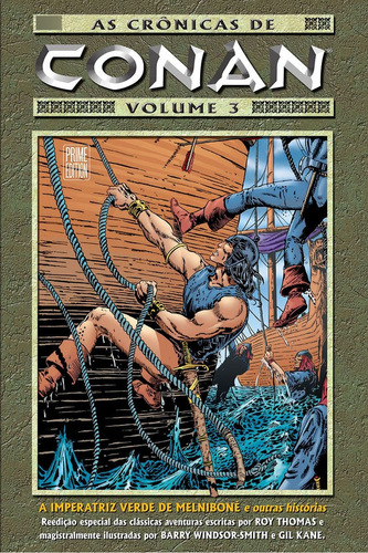 As Crônicas De Conan - Volume 03, De Roy Thomas. Editora Mythos Em Português