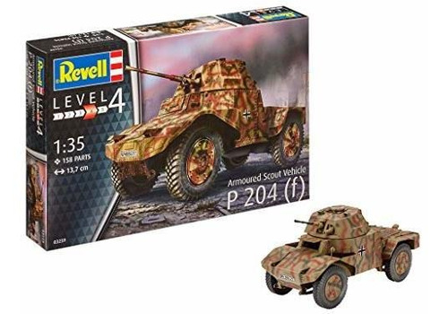 Revell De Alemania Blindado Scout P204 Vehículo (f).