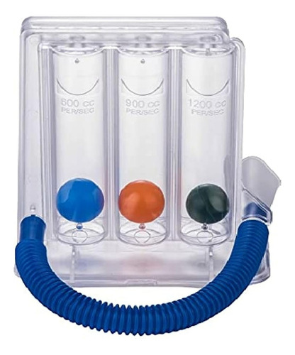 Triflo Espirometro Respiratorio Ejercitador Pulmonar 3 Balon