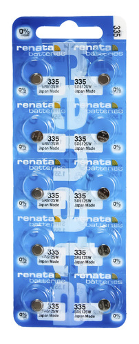 335 - Bateria Renata Oxido De Plata Bl X 10