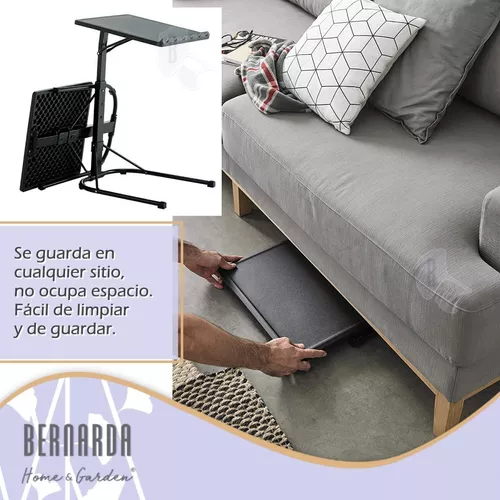 Mesa De Arrime Auxiliar Sillón P/ Sofa Cama Portátil Liviana