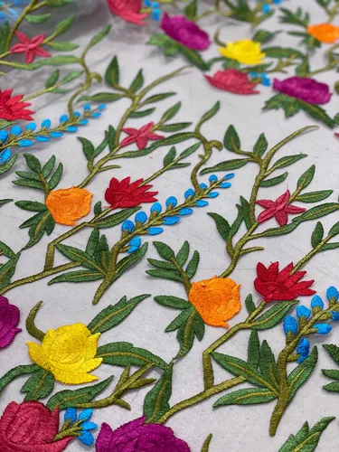 Parches de online flores bordadas parisina
