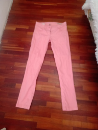 Pantalón Largo Benetton Rosa Lentejuelas T 26